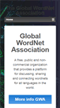 Mobile Screenshot of globalwordnet.org