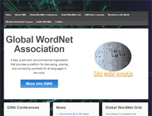 Tablet Screenshot of globalwordnet.org